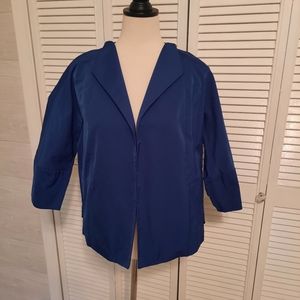 Lafayette 148 NY royal blue dressy jacket sz medium